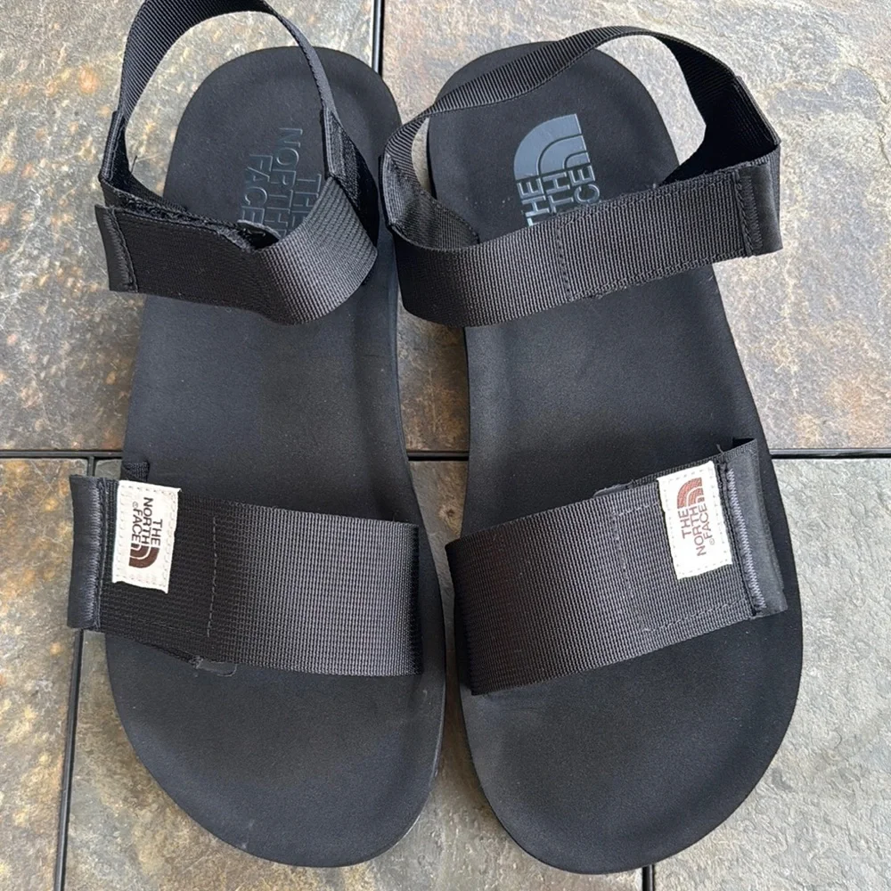 The North Face Black Slide Sandals Minimalist Design - Picture 2 of 5